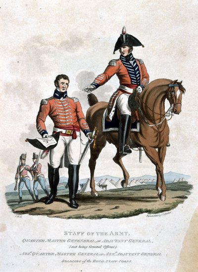 Quarter Master General and Assistant Quarter Master General, from 